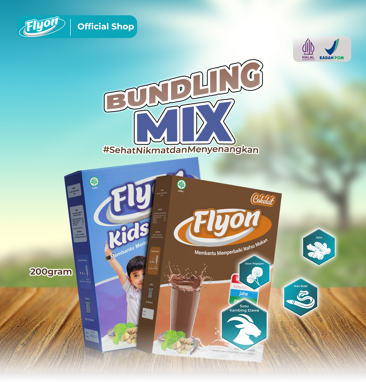 Bundling Mix Coklat & Kids Blueberry